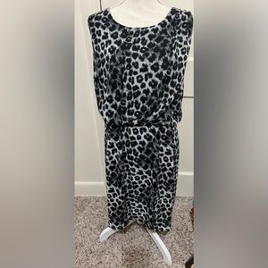 Leopard print dress
